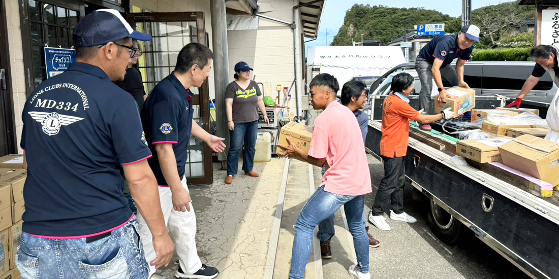 被災地のニーズに応える豪雨災害後の支援活動